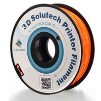 3D Solutech Real Orange 3D Printer PLA Filament 1.75MM Filament, Dimensional Accuracy +/- 0.03 mm, 2.2 LBS (1.0KG) - PLAOR
