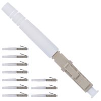 Fiber Optic Connector LC - PC Simplex 3.0mm Pre-Polished Fiber Optic Connectors Multimode - 10 Pack - Beyondtech Multimode Fiber Connector Kit