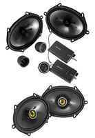 KICKER 46CSS684 6x8 450w Car Audio Component Speakers+2 CSC68 Coaxial Speakers