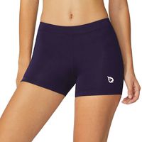 BALEAF Women's 3 Inches Active Fitness Compression Volleyball Shorts Workout Grape Purple Size S