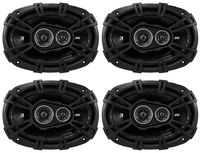 (2) Pairs of Kicker 43DSC69304 6"x9" 3-Way Speakers Totaling 1440 Watt With 4-Ohm Impedance