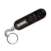 SABRE Personal Self-Defense Safety Alarm on Key Ring with LOUD Dual Alarm Siren Heard up to 600 ft/185 meters Away. To Use, Pull Metal Chain from Base