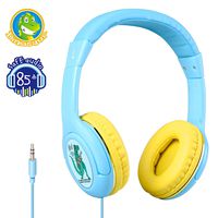 Kids Headphones,Dveda 85dB Volume Limited Hearing Protection Child Wired Headset,3.5mm Jack On Ear Headphones with Adjustable Headband for Kids/Children/Toddler,Best for Kids
