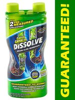ZXCC Dissolve Liquid Hair & Grease Clog Remover/Drain Opener/Drain Cleaner/Toilet Clog Remover (31 OZ.), 2 Pack (4 Applications)