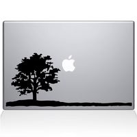 The Decal Guru Lone Tree MacBook Decal Vinyl Sticker - 15" MacBook Pro (2016 & Newer) - Black (1118-MAC-15X-BLA)