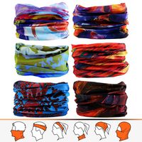 JOEYOUNG Headwear, Bandana, Neck Gaiter, Head Wrap, Headband for Men and Women, Multifunctional Head Scarf, Face Mask, Balaclava, Magic Scarf, Sweatband for Fishing, Yoga, Motorcycling