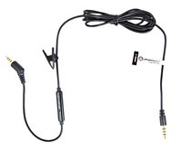 HeadphoneMate Inline Remote and Microphone Cable for Bose QC3 Headphones and iPhone
