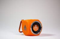 TETRA Audio SoundWave Mini Bluetooth Waterproof Portable Shower Speaker - Compatible with iPhone, Android, Windows, Mac and Echo Dot - Loud with Great Sound Quality - Lightweight, Only 2.6 oz (Orange)