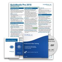 TeachUcomp, Inc. Course used for learning QuickBooks Pro 2018 DELUXE Training Tutorial Package- Video Lessons, PDF Instruction Manuals, Quick Reference Guide, Testing, Certificate of Completion