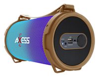AXESS SPBL1045 Maxi Portable Bluetooth Hi-Fi Bluetooth Speaker with Dancing LED Lights, Gold