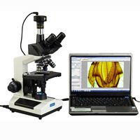 OMAX 40X-1600X Trinocular Compound Replaceable LED Microscope with 3MP Digital Camera