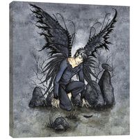 Tree-Free Greetings Raphael Male Fairy EcoArt Wall Plaque, 11.2 x 0.5 x 11.2 Inches (AP83580)