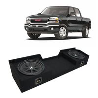 Compatible with 1999-2006 GMC Sierra Ext Cab Truck Kicker Comp C12 Dual 12" Sub Box Enclosure New - Final 2 Ohm