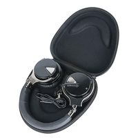 Headphone Hard Case for COWIN E7 Active Noise Cancelling Bluetooth Headphones by Khanka (Black)