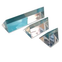 Sciencent Set of 3 Acrylic Prisms 1" 2" 4"