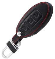 Rpkey Leather Keyless Entry Remote Control Key Fob Cover Case protector For 3 Button Nissan Pathfinder Rogue Versa Murano CWTWB1U729 285E3-EM30D