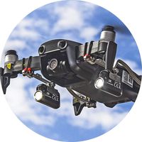 Roboterwerk M.O.N.A Mavic Air Dual: Nightflight LED Light Kit, Accessories for DJI Mavic Air - up to 380 Lumen, tiltable Lamps