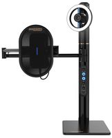 Marantz Professional Turret | USB-C Broadcast Video System with Full HD webcam (H.264 video compression), USB condenser mic (48kHz/16-bit) and pop filter, Dimmable LED light ring & internal USB hub
