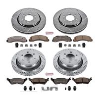 Power Stop K6268-36 Z36 Truck and Tow Front and Rear Brake Kit