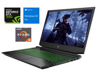 HP Pavilion 15 Laptop, 15.6" FHD Display, AMD Ryzen 5 3550H Upto 3.7GHz, 16GB RAM, 512GB NVMe SSD, NVIDIA GeForce GTX 1050, HDMI, Card Reader, Wi-Fi, Bluetooth, Windows 10 Pro