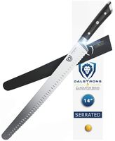 DALSTRONG - Extra-Long Serrated Slicing & Carving Knife - Gladiator Series - 14" - High Carbon German Steel - w/Sheath