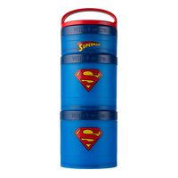 Whiskware C04400 Justice League Stackable Snack Pack, Superman