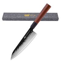 8 Inch Chef Knife by Findking-Dynasty series-3 layer 9CR18MOV clad steel w/octagon handle Gyuto Knife (8 inch chef knife)