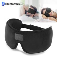 Sleep Headphones Eyemask, Bluetooth 3D Sleep Eye Mask 2 in 1, 100% Blackout Adjustable Eyeshade with Ultra-Thin Stereo Speaker, Noise Cancelling Music Headsets for Sleep Travel Relaxation, Meditation