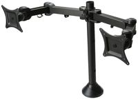 SIIG Tilt/swivel/rotate/Extend Desk Mount for 13 to 27 Inches Dual Monitor, Black (CE-MT0Q11-S1)