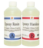 EPOXY Resin Crystal Clear 8 oz Kit. for Super Gloss Coating and TABLETOPS