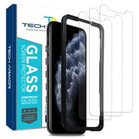 Tech Armor Ballistic Glass Screen Protector for New 2019 Apple iPhone 11 Pro Max/iPhone Xs Max - Case-Friendly Tempered Glass, Haptic Touch Accurate Designed [3-Pack]