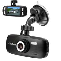Coocheer Car Dash Cam 2.4'' LCD Screen HD Wide Angle Dashboard Camera Recorder with G-Sensor Loop Recording Motion Detection Night Vision