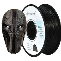 PRILINE TPU-1KG 1.75 3D Printer Filament, Dimensional Accuracy +/- 0.03 mm, 1kg Spool, 1.75 mm, Black