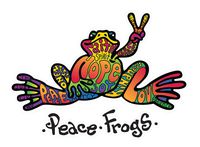 Hope Peace Frogs Vinyl Sticker Decal