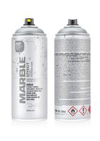 Montana Cans MXE-MSILVER Montana Effect 400 ml Marble Color, Silver Spray Paint,