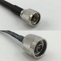 1 foot RG400 Low Loss MINI UHF MALE to N MALE Pigtail Jumper RF coaxial cable 50ohm High Quality Quick USA Shipping