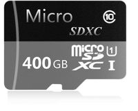 Micro SD Card 400GB High Speed Class 10 Micro SD SDXC Card with Adapter (400GB)
