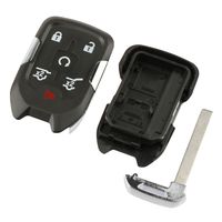 Case Shell Smart Key Fob Keyless Entry Remote fits 2014 2015 2016 2017 Chevy Tahoe Suburban / GMC Yukon (HYQ1AA)