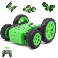 Fisca Remote Control Car RC Stunt Car for Kids, 4WD 2.4GHz Double Sided Spinning Blooming Tumbling Tricks Truck Toys for Children Age 5, 6, 7, 8, 9 and Up Year Old
