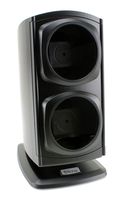 [Newly Upgraded] Versa Automatic Double Watch Winder in Black - Quiet Japanese Motors, Independently Controlled Settings, 12 Different Settings, Adjustable Watch Pillows