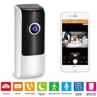 Home Security Camera Wireless - Pet Camera WiFi Baby Monitor with 180°Wide View, Indoor Security Camera HD IP Camera 720p with Call Now Button/ 2 Way Audio Talk/Night Vision/Motion Detection/Siren