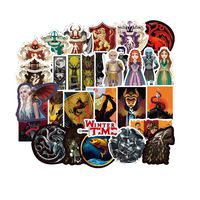 Game of Thrones Stickers 100 pcs Cartoon Laptop Stickers Vinyl Sticker Computer Car Skateboard Motorcycle Bicycle Luggage Guitar Bike Decal