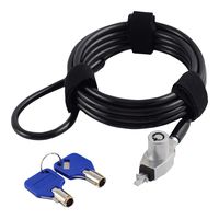 CODi Bilateral Key Cable Lock (A02040) - Keep Your Laptop Secure Through The Wedge Lock Slot