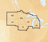 Navionics Plus Regions North Lake Charts on SD/MSD