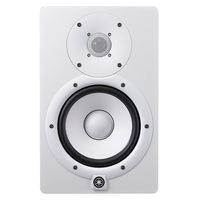 Yamaha HS7W | High-Performance 2-Way Bass-Reflex Bi-Amplified Nearfield Studio Monitor, HS7W with 6.5" Cone Woofer and 1" Dome Tweeter White