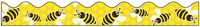 Bordette Scalloped Bee Dazzle Decorative Border, 2-1/4 Inches x 25 Feet