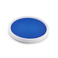 Copco 5224642 Non-Skid Pantry Cabinet Lazy Susan Turntable, 12-Inch, White/Blue