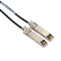 Amphenol SF-SFPP2EPASS-002 10 GbE SFP+ Direct Attach Cable, Passive Copper, 2 m, 6.6', Black
