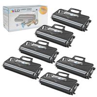 LD Compatible Toner Cartridge Replacement for Brother TN-360 High Yield (Black, 6-Pack)