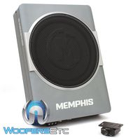 Memphis SA110SPD 10" 200W RMS 2-Ohm Nanoboxx Powered Under Seat Enclosed Subwoofer